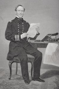 Muotokuva amiraali David Glascoe Farragutista (1801-70)